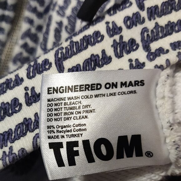 The Future Is On Mars Full Zip Sweatshirt Hoodie Hard To Find SIZE XL - Picture 4 of 8